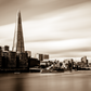 Photograph of The Shard on the river Thames in London